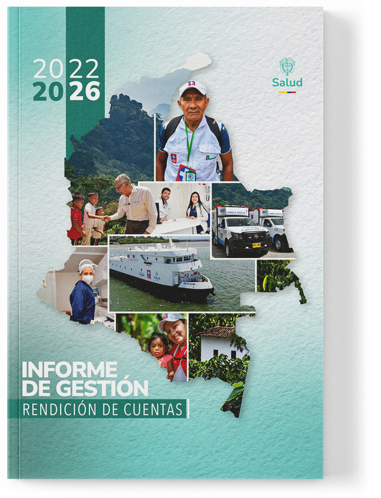 Mockup de la portada deel documeento de rendición de cuentas